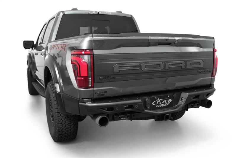 Ford F-150 Raptor Bumper - Rear - Addictive Desert Designs - Race Series - Hammer Black - `21-`24
